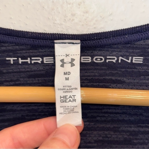 New with Tags Under Armour Threadborne T-shirt Blue Women’s Size Medium - Picture 4 of 7